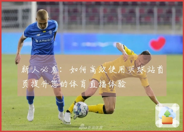 新人必看：如何高效使用买球站首页提升您的体育直播体验