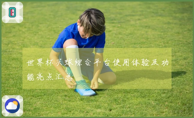 世界杯买球综合平台使用体验及功能亮点汇总